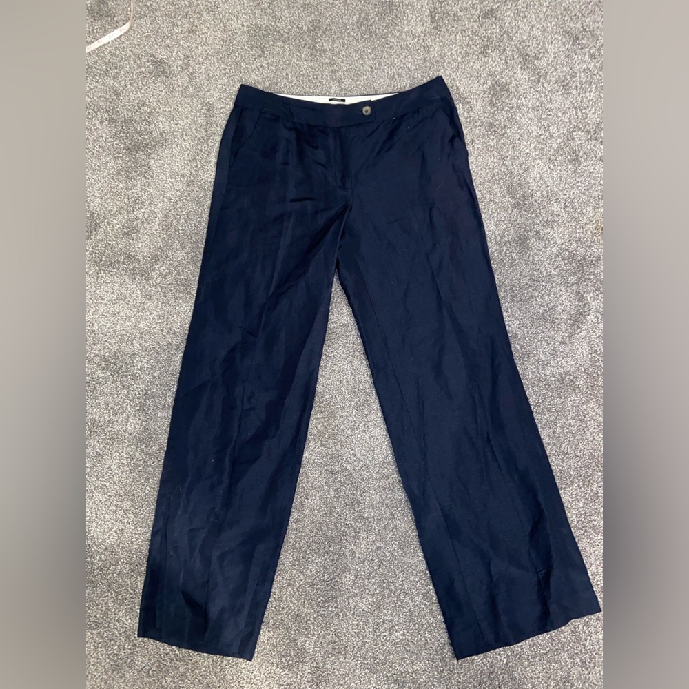 Talbots Women’s Dark Blue Dress Pants Petite Size 10 Business Casual